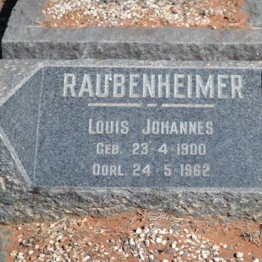 RAUBENHEIMER Louis Johannes 1900-1962