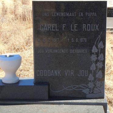 ROUX Carel F., le 1917-1970