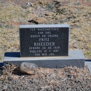 RHEEDER Fritz 1928-1987