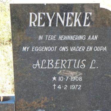 REYNEKE Albertus L. 1908-1972