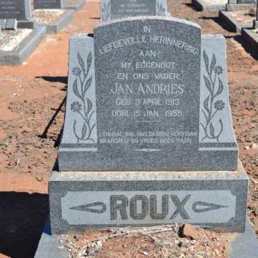 ROUX Jan Andries 1913-1955