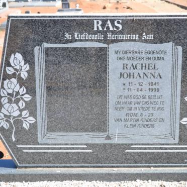 RAS Rachel Johanna 1941-1999