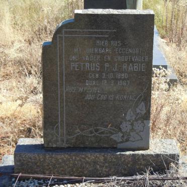 RABIE Petrus P.J. 1890-1967