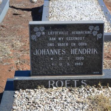 ROETS Johannes Hendrik 1905-1993