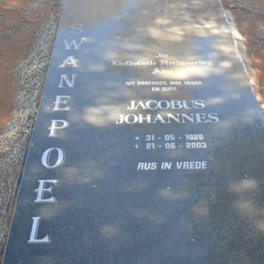 SWANEPOEL Jacobus Johannes 1928-2003