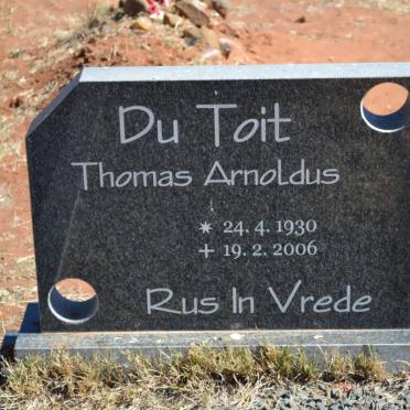 TOIT Thomas Arnoldus, du 1930-2006