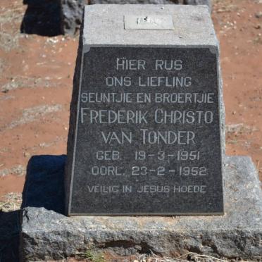 TONDER Frederik Christo, van 1951-1952