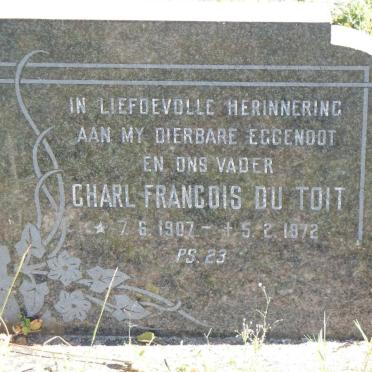 TOIT Charl Francois, du 1907-1972