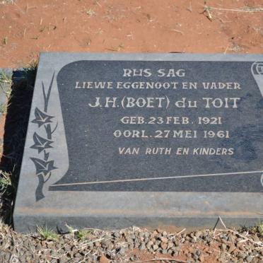 TOIT J.H., du 1921-1961