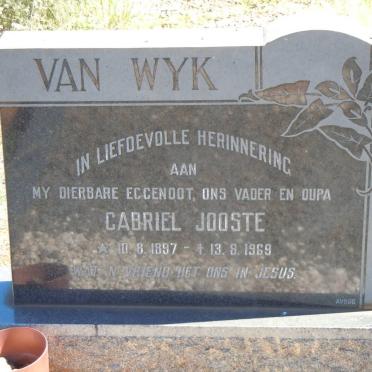 WYK Gabriel Jooste, van 1897-1969