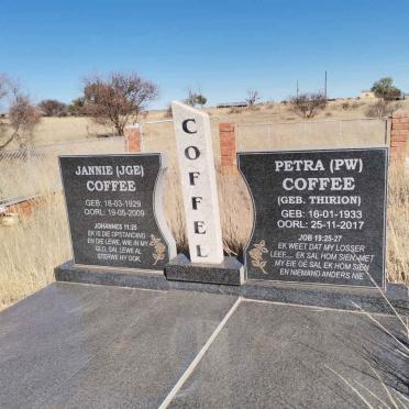 COFFEE J.G.E. 1929-2009 &amp; P.W. THIRION 1933-2017