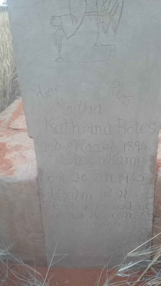 BOTES Martha Kathrina 1894-1945