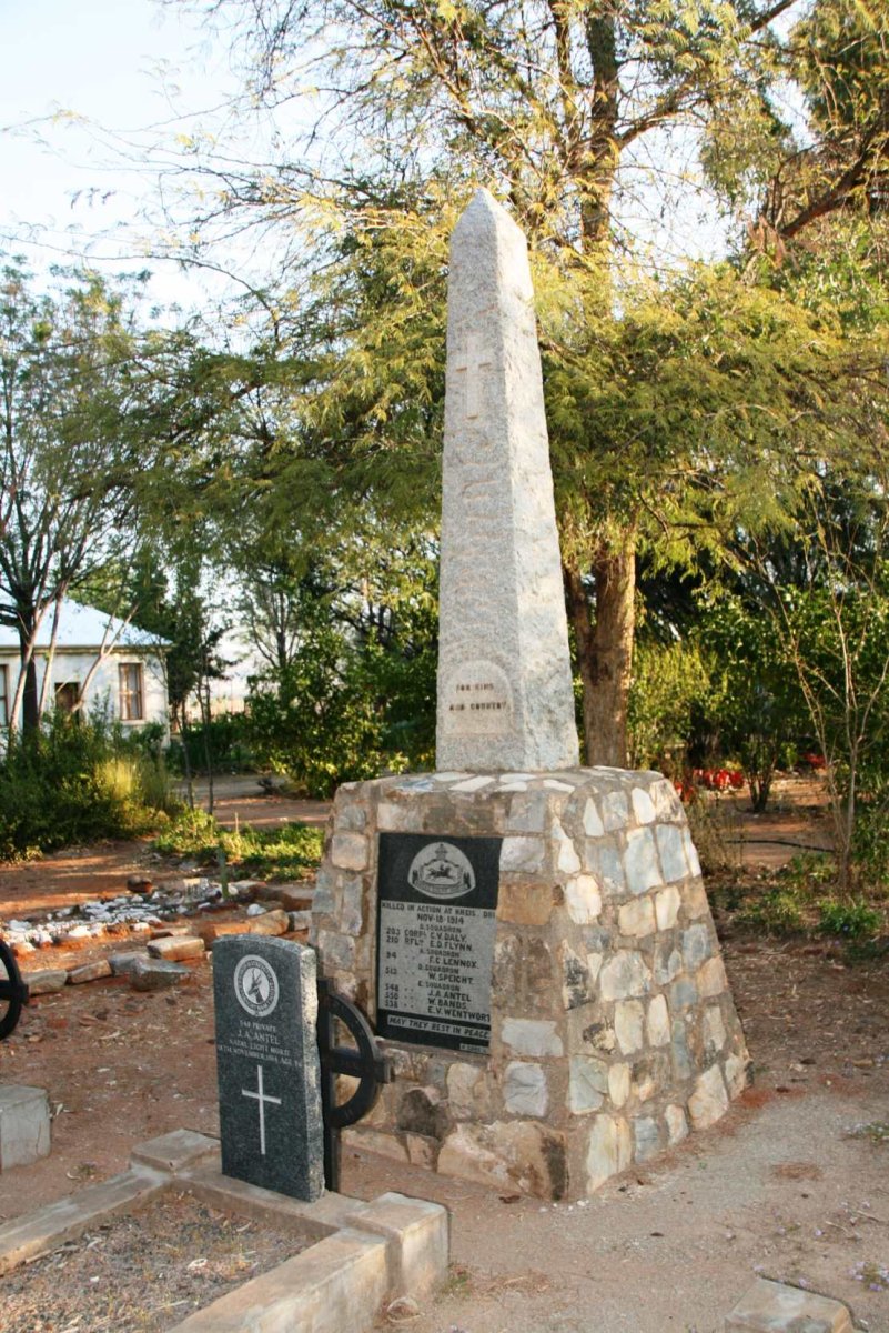 4. Memorial wall: Kheis - killed in action - 1914