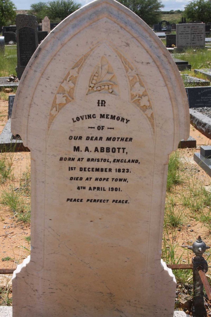 ABBOTT M.A. 1823-1901