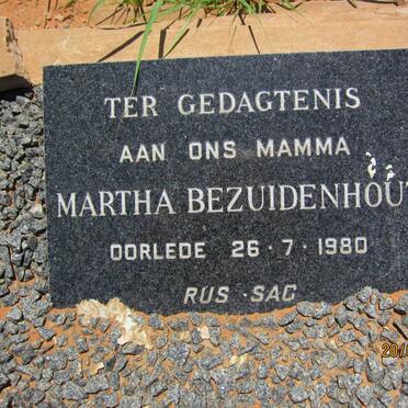 BEZUIDENHOUT Martha -1980