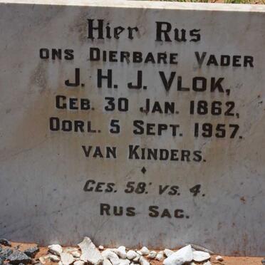 VLOK J.H.J. 1862-1957 &amp; Susanna Magdalena BRONKHORST 1868-1935