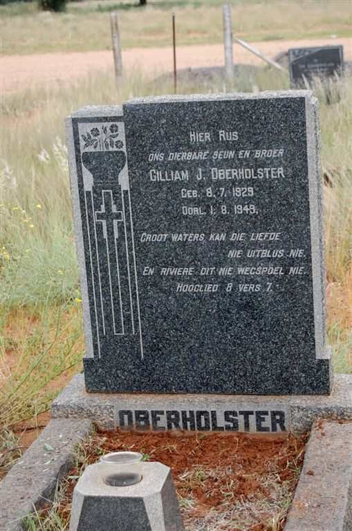 OBERHOLSTER Gilliam J. 1929-1949