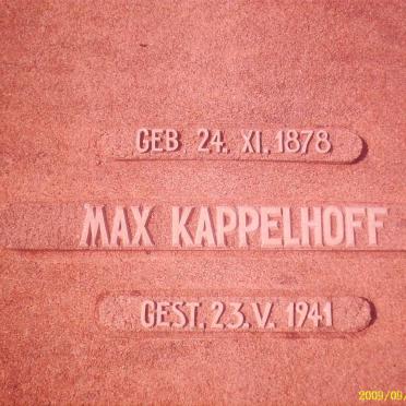 KAPPELHOFF Max 1878-1941