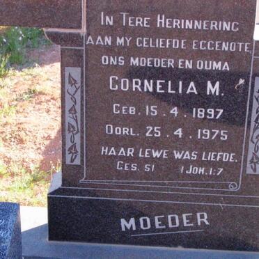 RENSBURG Pieter C., Janse van 1895-1976 &amp; Cornelia M. 1897-1975