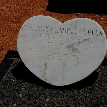 BURDEN Johanna Clasina 1924-1987