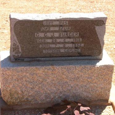 BURGER C.C.J. 1918-1952