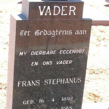 BERGH Frans Stephanus 1892-1965