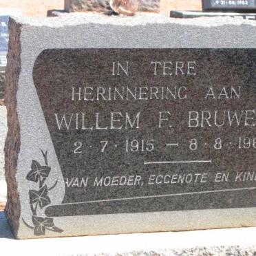 BRUWER Willem F. 1915-1961
