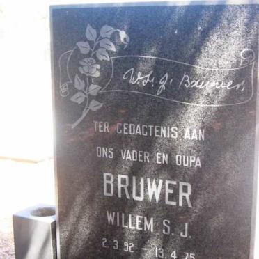 BRUWER Willem S.J. 1892-1975