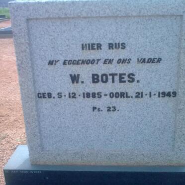 BOTES W. 1885-1949