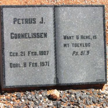 CORNELISSEN Petrus J. 1907-1971