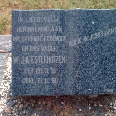 ESTERHUIZEN W.J.A. 1891-1960