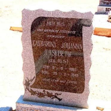 ETSEBETH Catharina Johanna nee RUST 1883-1949