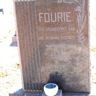 FOURIE Ella  -1963
