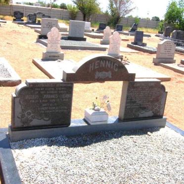HENNIG Jacobus Johannes 1888-1968 &amp; Jeanetta C.E. VAN ZYL 1894-1950
