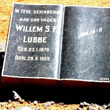 LUBBE Willem S.F. 1876-1955