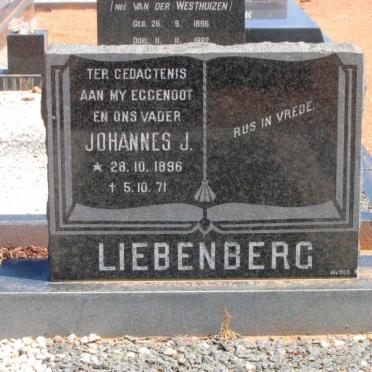 LIEBENBERG Johannes J. 1896-1971