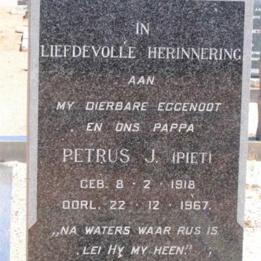 MULLER Petrus J. 1918-1967