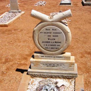 MERWE Willem Jacobus, v.d. 1900-1940