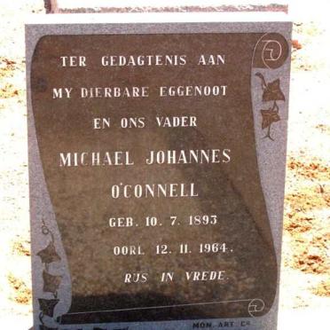 O'CONNELL Michael Johannes 1893-1964