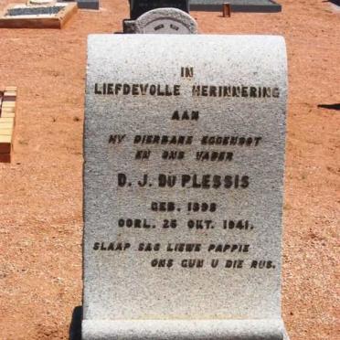 PLESSIS D.J., du 1898-1941