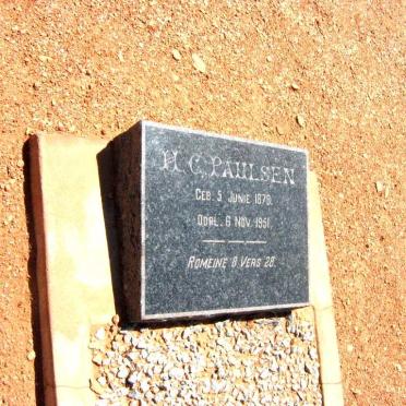 PAULSEN H.C. 1878-1951