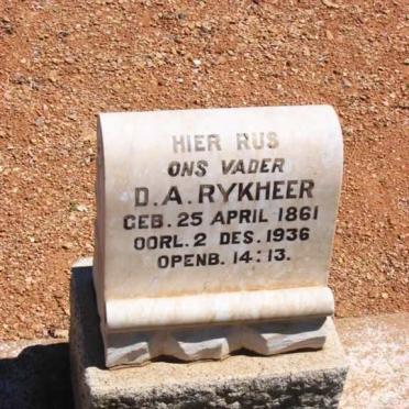 RYKHEER D.A. 1861-1936