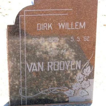 ROOYEN Dirk Willem, van 1886-1962