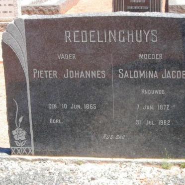 REDELINGHUYS Pieter Johannes 1865- &amp; Salomina Jacoba KNOUWDS 1872-1962