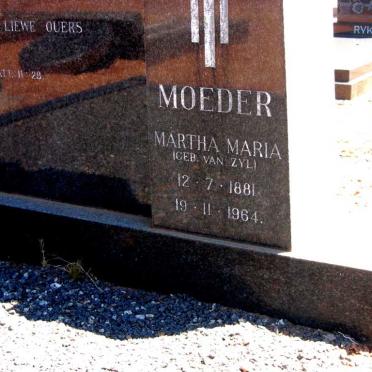 RYKHEER Martha Maria nee VAN ZYL 1881-1964