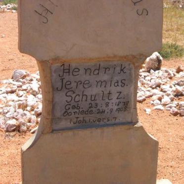 SCHULTZ Hendrik Jeremias 1878-1908