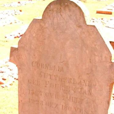 SUTHERLAND Cornelia nee FOURIE 1867-1923
