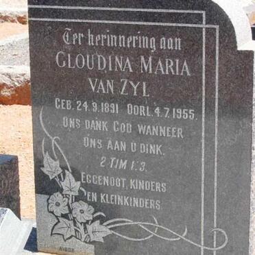 ZYL Gloudina Maria, v. 1891-1955