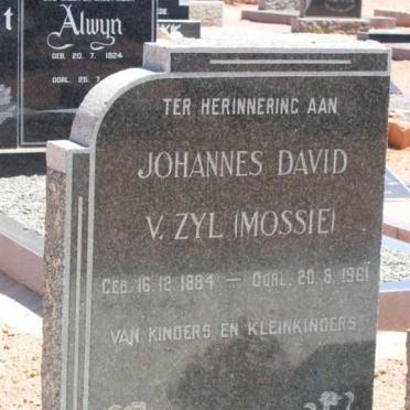 ZYL Johannes David, v. 1884-1961 &amp; Glaudina Maria 1891-1955 :: VAN ZYL David 1915-1995 &amp; Lizzie 1918-