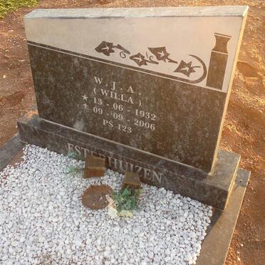 ESTERHUIZEN W.J.A. 1932-2006